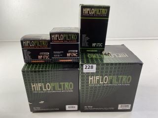 QUANTITY OF HIFLO BIKE FILTERS TO INC OIL FILTER