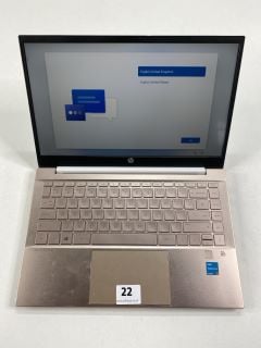 HP PAVILION LAPTOP 120GB LAPTOP IN PINK: MODEL NO 14-DV0607NA (UNIT  ONLY). INTEL PENTIUM GOLD 7505, 4GB RAM,   [JPTN41408]