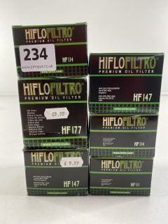 QUANTITY OF HIFLO BIKE FILTERS TO INC OIL FILTER