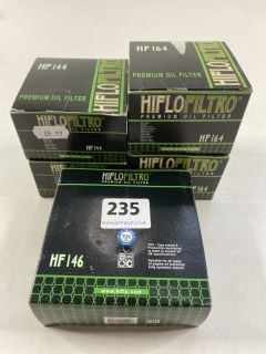 QUANTITY OF HIFLO BIKE FILTERS TO INC OIL FILTER