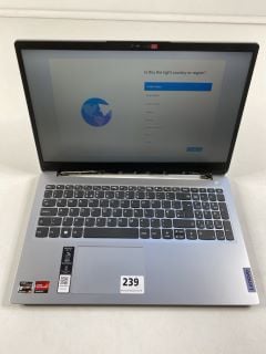 LENOVO IDEALIPAD 1 15AMN7 128GB LAPTOP. (WITH BOX (NO CHARGER)) (HINGE FAULT). AMD RYZEN 3 7320U, 4GB RAM, 15.0" SCREEN  [JPTN41505]