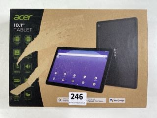 ACER 10.1 32GB TABLET WITH WIFI IN BLACK: MODEL NO ACTAB1024 (WITH BOX & CHARGE UNIT)  [JPTN41504]