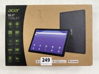 ACER 10.1 32GB TABLET WITH WIFI IN BLACK: MODEL NO ACTAB1024 (WITH BOX & CHARGE UNIT)  [JPTN41507]