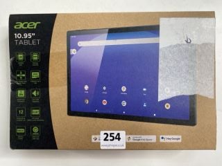 ACER 10.95" TABLET 64GB TABLET WITH WIFI IN BLACK: MODEL NO ACTAB1123 (WITH BOX & ACCESSORIES)  [JPTN41499]