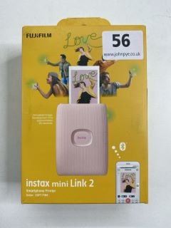 FUJIFILM INSTAX MINI LINK 2 SMARTPHONE PRINTER IN SOFT PINK. (WITH BOX & ACCESSORIES)  [JPTN41459]