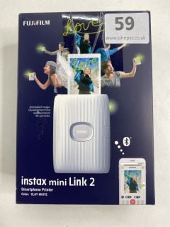 FUJIFILM INSTAX MINI LINK 2 SMARTPHONE PRINTER IN CLAY WHITE. (WITH BOX & ACCESSORIES)  [JPTN41455]