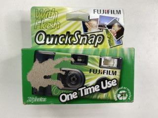 2 X ITEMS TO INCLUDE FUJIFILM FILM CAMERA ONE TIME USE.  [JPTN41446, JPTN41443]