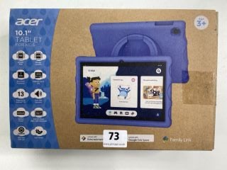 ACER 10.1" TABLET FOR KIDS 32GB TABLET WITH WIFI IN GREY: MODEL NO ACTABKBL (WITH BOX & ACCESSORIES)  [JPTN41488]