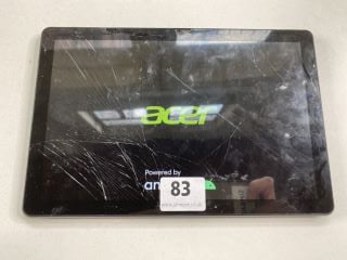 ACER 10.1" TABLET 32GB TABLET WITH WIFI IN BLACK: MODEL NO ACTAB1024 (UNIT ONLY)  [JPTN41479]