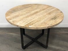 NKUKU FIA ROUND DINING TABLE - NATURAL - ONE SIZE - ITEM NO. FT1201 - RRP £1100