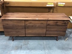 MADRINA WOODEN SIDEBOARD WITH 2 DOORS AND 3 DRAWERS IN WALNUT-RRP £1680