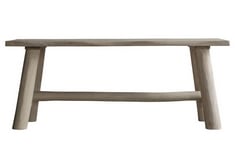 ALBERTA BENCH IN NATURAL RUSTIC - SIZE 110 X 350 X 440MM - ITEM NO. 392047 - RRP £299