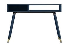 HOLBROOK CONSOLE TABLE IN BLUE 1100 X 450 X 770MM - ITEM NO. 685903 - RRP £325