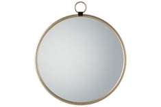 BAYSWATER GOLD ROUND MIRROR - SIZE 610 X 700MM - ITEM NO. 932241 - RRP £104.95