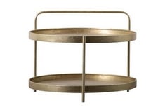 SENNEN COFFEE TABLE GOLD 650X650X500MM - ITEM NO. 686726 - RRP £175