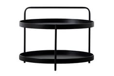 SENNEN COFFEE TABLE BLACK 650X650X500MM - ITEM NO. 686719 - RRP £175