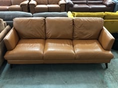 ANGELO 3 SEATER SOFA IN ALASKA BRITTANY LEATHER - RRP £599