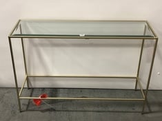 ROTHBURY CONSOLE TABLE CHAMPAGNE 1100X350X760MM - ITEM NO. 132087 - RRP £549