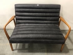 DATSUN 2 SEATER SOFA ANTIQUE EBONY - ITEM NO. 244629 - RRP £1925