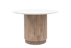 MARMO ROUND DINING TABLE 1100X1100X750MM - ITEM NO. 542322 - RRP £1250