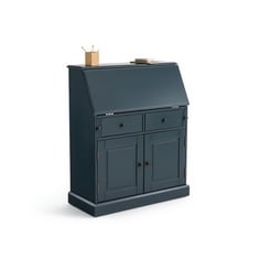 LA REDOUTE BETTA SECRETARY COMPUTER DESK IN CHARCOAL GREY - ITEM NO. AUP287 - TOTAL LOT RRP £329