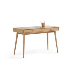 LA REDOUTE MIJI OAK VENEER 2 DRAWER DESK IN OAK - ITEM NO. GLY162 - RRP £356