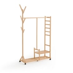 LA REDOUTE BONI BAMBOO COAT RACK UNIT IN NATURAL - ITEM NO. GOC494