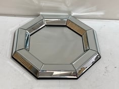 INTERIORS OCTAGONAL WALL MIRROR (W61 X D6 X H61CM APPROX)-RRP £131