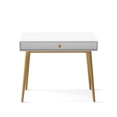 LA REDOUTE JIMI-1 DRAWER DESK IN THE COLOUR WHITE (99 X 60 X20CM)-RRP £210