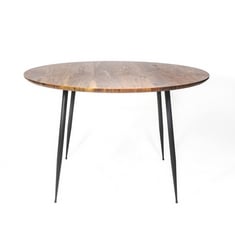 STONE THE CROWS ROUND DINING TABLE- DIA.120 X 76 CM