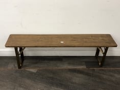 NKUKU HANITA MANGO WOOD FOLDING BENCH - PRODUCT CODE. HB2301 - RRP £295