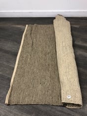 NKUKU KUFRI JUTE RUG IN GREY / NATURAL 150 X 200CM - RRP £395