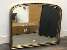 NKUKU ALMORA SMALL ARCHED MIRROR IN GOLD - RRP £325