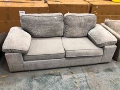 COLLINGDALE 3 SEATER SOFA IN MILO PEWTER FABRIC