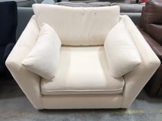 CALISTA LOVE CHAIR IN LINEN CREAM FABRIC - RRP £799