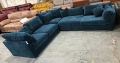 TALLULAH 2 SEATER, CORNER, 2 SEATER SOFA IN SOFT CHENILLE MIX - RRP £3299