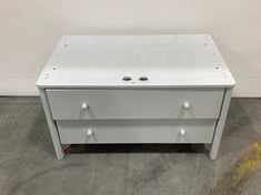 2 DRAWER SMALL CHEST IN PALE GREY (PART)