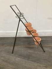 NKUKU JARA TERRACOTTA PLANTER STAND-RRP £95