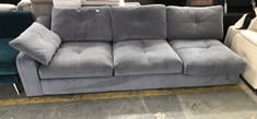 HIDEAWAY 3 SEATER END SOFA PART IN COCOON CHARCOAL FABRIC (PART)