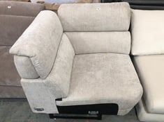 NATURAL FABRIC CORNER SOFA PART (PART ONLY)