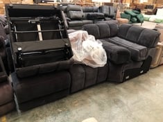 QTY OF ASSORTED SOFA PARTS TO INCLUDE CORNER SOFA PART IN NAVY FABRIC (PARTS ONLY) (KERBSIDE PALLET DELIVERY)