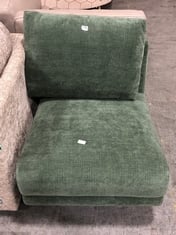 MIDDLE SOFA PART IN GREEN FABRIC (PART ONLY)