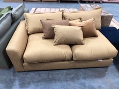 GAIA 3 SEATER END SOFA PART IN GOLD MIX FABRIC (PART ONLY)