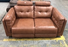 MUSE 2 SEATER POWER RECLINER SOFA IN ESPRESSO LEATHER