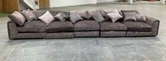 EMPEROR 7 SEATER FULL BACK SOFA IN LUCERNE ESPRESSO MIX (PARTS)