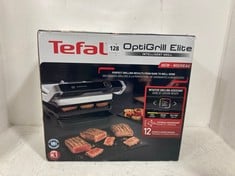 TEFAL OPTIGRILL ELITE STAINLESS STEEL INTELLIGENT GRILL-RRP £230