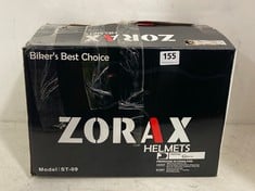 ZORAX HELMET IN COLOUR BLACK/SILVER/WHITE IN SIZE XL (ZOR-X305)