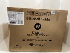 RUSSELL HOBBS 17 LITRE TABLE TOP COOLER IN COLOUR WHITE-RRP £100