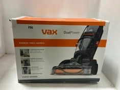 VAX DUAL POWER CARPET CLEANER IN ORANGE (W86-DP-B)-RRP £130