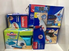 5 X MOP SETS TO INCLUDE VILEDA TURBO 2-IN-1 MICROFIBRE MOP SET